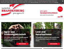 Tablet Screenshot of proagro.de