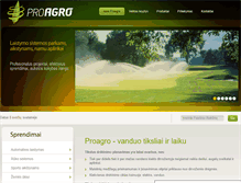 Tablet Screenshot of proagro.lt
