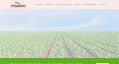 Desktop Screenshot of proagro.com.mx